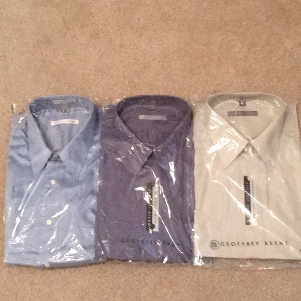 Mens dress shirts by Geoffrey Beene reg about $40 each.